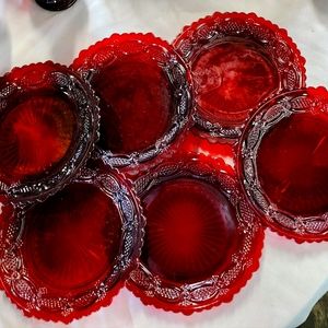 Vintage AVON 1876 Cape Cod Dessert Plates